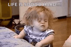 Stressed Out Baby Life Is So Hard GIF