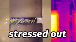 Stressed Out Creative Color Rubber Crush GIF