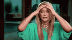 Stressed Out Real Housewives Kim Richards  GIF