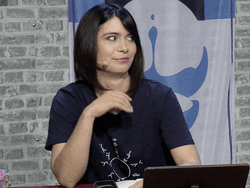 Stressed Woman Looking Away GIF