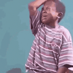 Stressing Boy In Stripes GIF