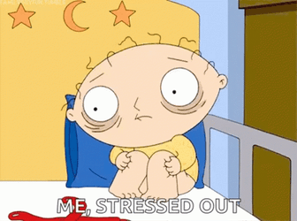 Stressing Stewie Griffin GIF