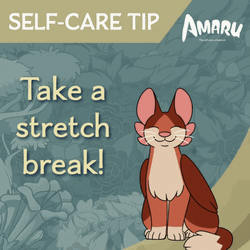 Stretching Amaru Take A Break GIF