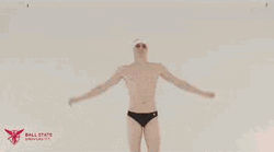 Stretching Arms Swimmer GIF