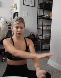 Stretching Danielle Marie Carolan GIF