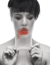 Stretching Face Mask GIF