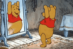 Stretching Winnie The Pooh GIF