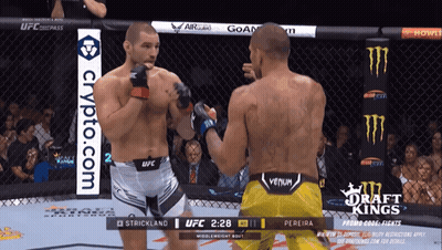 Strickland Vs Pereira Boxing Match GIF