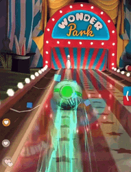 Striking A Single Bowling Pin GIF