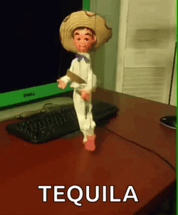 String Puppet Dancing Tequila GIF