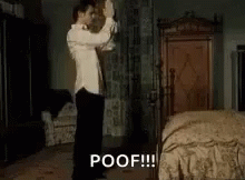 Strip Tease Bruce Almighty Poof GIF