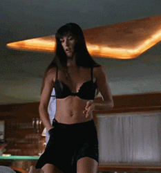 Strip Tease Dancing On  Table GIF