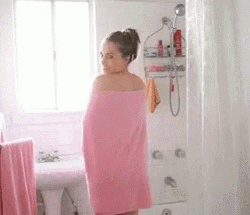 Strip Tease Funny Bath GIF
