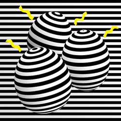 Stripe Egg Laying King Fractal GIF