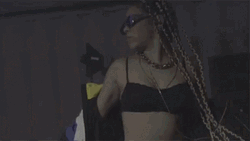 Strobe Light Dancing Flora Matos GIF