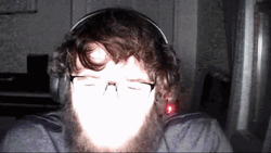 Strobe Light Flashing Face Gamer GIF