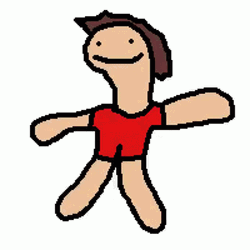 Stroke Body Ripped Animated Cartoon GIF