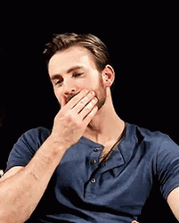 Stroking Beard Flirt Guy GIF