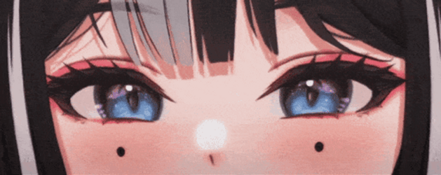 Strong Dark Anime Eyes GIF