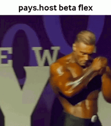 Strong Person Flex His Shape GIF