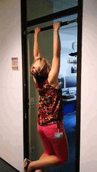 Strong Vina Blanca Can Pull Up Herself GIF
