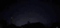 Strong White Lightning On Thunderstorm GIF