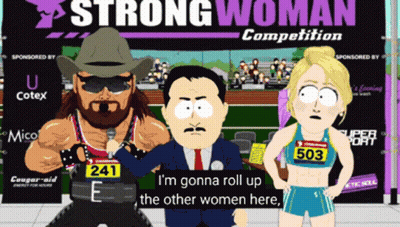 Strong Woman Competition Sponsored By Cotex And Mico GIF