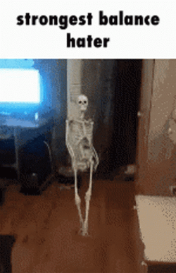 Strongest Balance Hater Dancing Skeleton Meme GIF