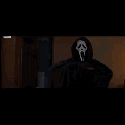 Stu Macher Scary Masked Guy GIF