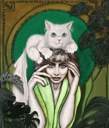 Stubborn Happy Cat Meme GIF