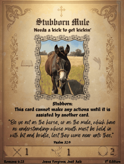 Stubborn Mule Needs A Kick To Get Kickin GIF
