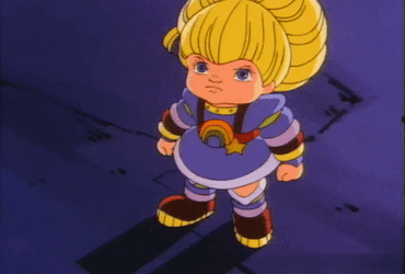 Stubborn Rainbow Brite GIF