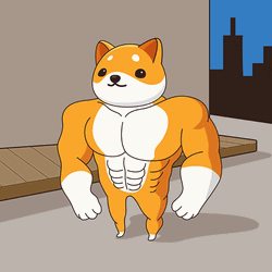 Stud Animated Dog Hey King You Drop This GIF