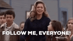 Students Follow Their Teacher GIF