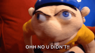 Stuffed Animal Funny Face Saying Ohh No U Didn't GIF