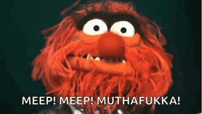 Stuffed Animal Meep Meep Muthafukka GIF