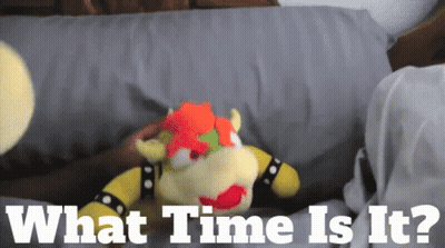 Stuffed Animal On Bed What Time Is It GIF