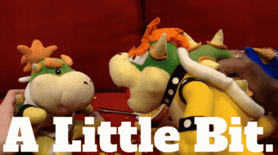 Stuffed Animal Saying A Little Bit GIF