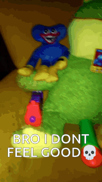 Stuffed Animal Saying Bro I Don't Feel Good GIF