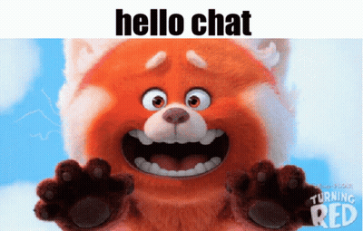 Stuffed Animal Saying Hello Chat GIF