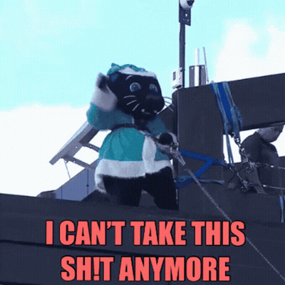 Stuffed Animal Saying I Can't Take This Shit Anymore GIF
