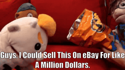Stuffed Animal Saying I Could Sell This GIF