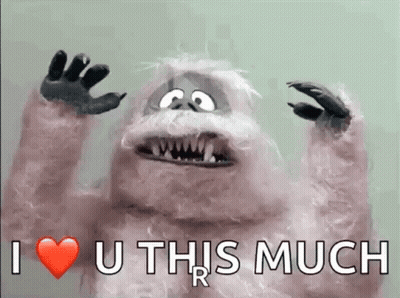 Stuffed Animal Saying I Love You This Much GIF