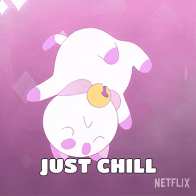 Stuffed Animal Saying Just Chill GIF