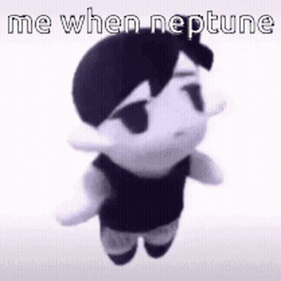 Stuffed Animal Saying Me When Neptune GIF
