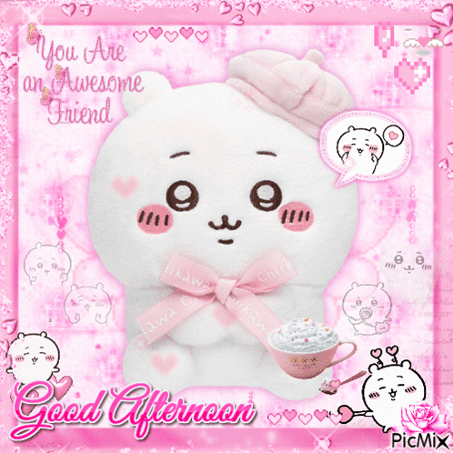 Stuffed Animal Saying You Are An Awesome Friend GIF