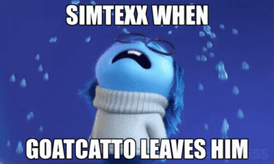Stuffed Animal Simtexx When Goatcatto Leaves Him GIF