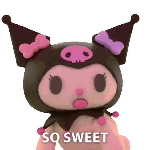 Stuffed Animal Skull With So Sweet Sticker