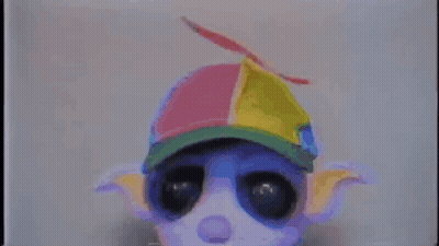 Stuffed Animal Wearing Hat Saying If You're Bored GIF