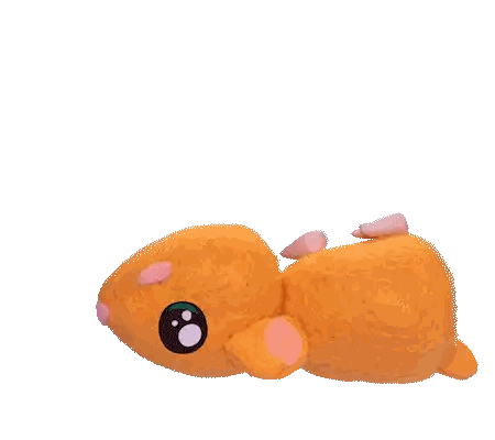 Stuffed Animal Wearing Sunglasses Pointing Up Sticker